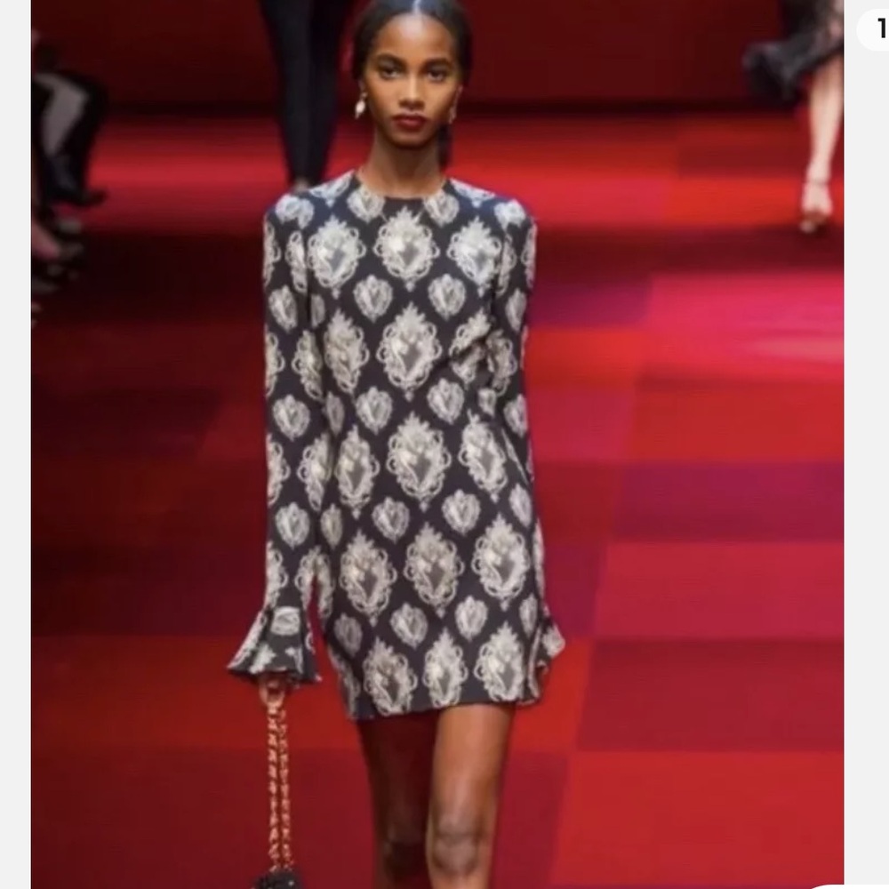 NWOT Dolce&gabbana jewels print dress